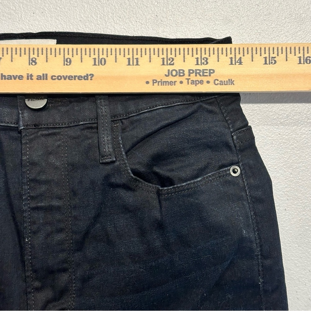 Frame Denim Ali High Rise Cigarette Byxbee Women's Black Skinny‎ Jeans Sz 27 - Picture 4 of 12